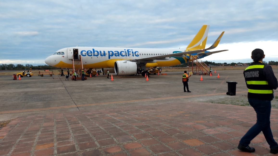 Cebu Pacific Airbus aircraft parked on the tarmac